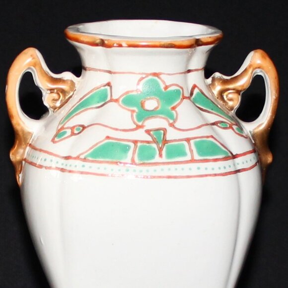 Pair of Vintage Vases with Handles | Bud Vases - Picture 4 of 9